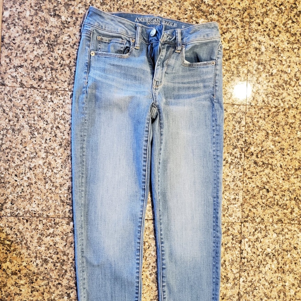 American Eagle super low stretch jeggings